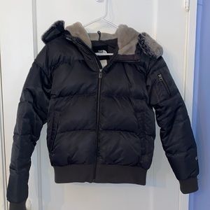 North face winter puffer jacket
